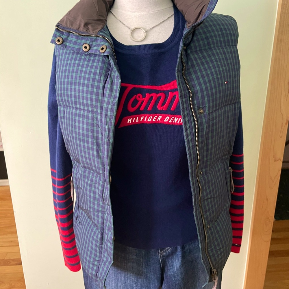 Tommy Hilfiger Down-Filled Vest, Size S